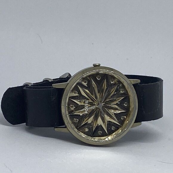 Fossil ES3917 Vintage Women's Blue Leather Analog Dial Quartz Wristwatch RQ98 - Picture 7 of 12